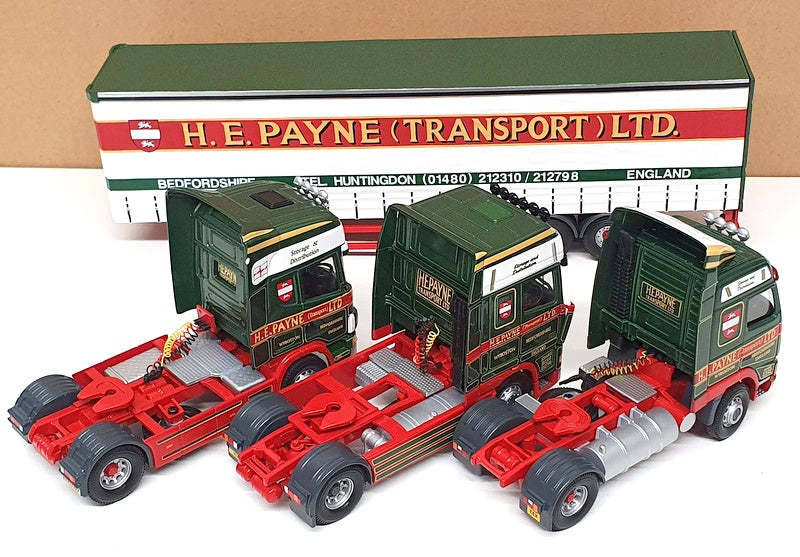 Corgi 1/50 Scale CC99147 - DAF Scania Volvo & Fridge Trailer (H.E. Payne Ltd)