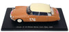 Spark 1/43 Scale S5530 - Citroen ID19 #176 Winner Monte Carlo 1959 - Brown/Cream