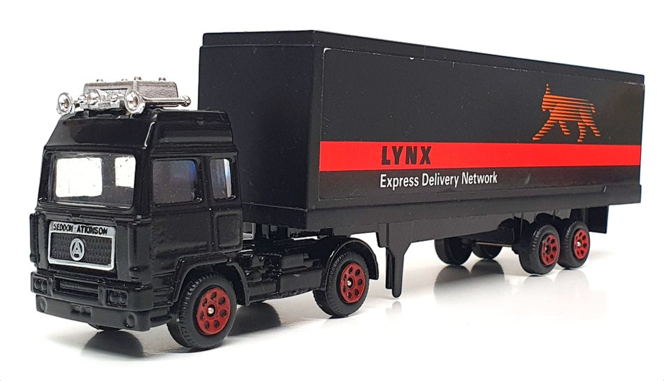 Corgi 1/64 Scale Diecast 11823 - Seddon Atkinson Truck & Trailer "Lynx" - Black