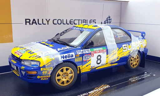 Sun Star 1/18 Scale Diecast 5528 Sabaru Impreza 555 #8 Rally of Newzealand 1997