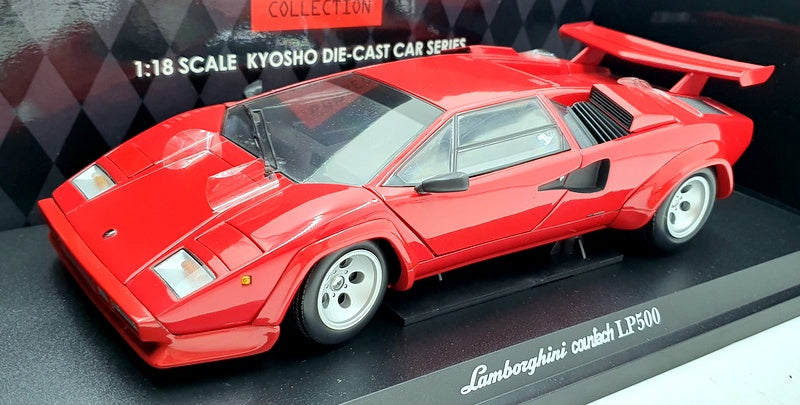 Kyosho 1/18 Scale Diecast 08322R - Lamborghini Countach LP500 - Red