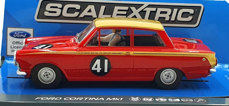 Scalextric 1/32 Scale Slot Car C3870 - Ford Cortina MkI #41 1965 ETCC 500Km