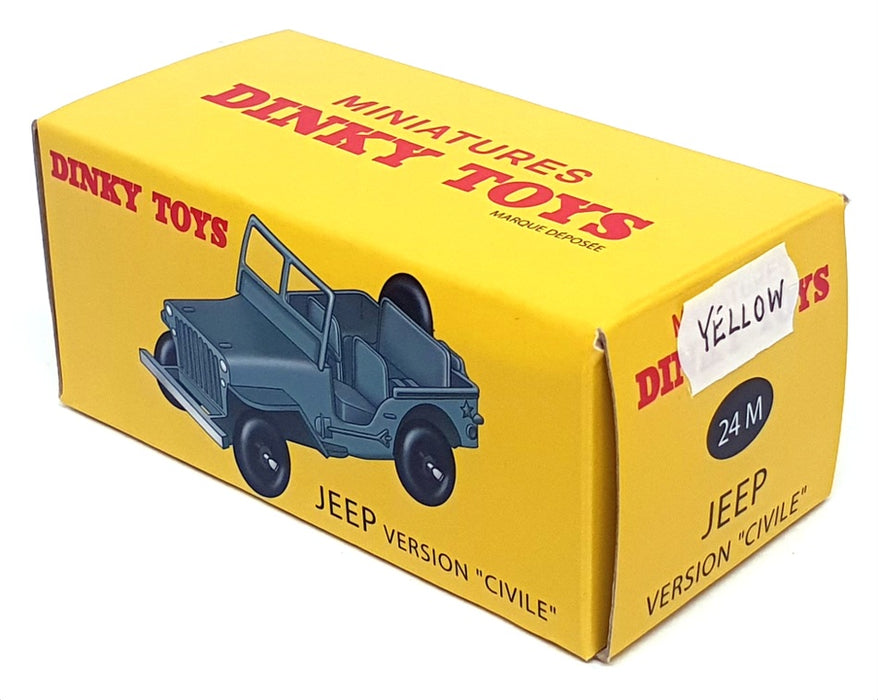 Atlas Editions Dinky Toys 24M - Jeep Civil Version - Yellow