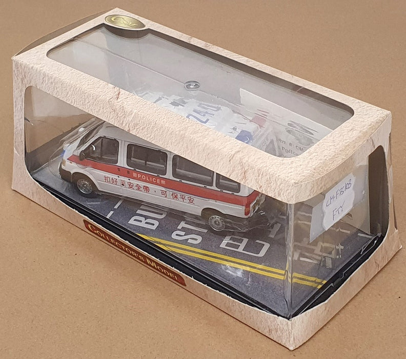 C'SM 1/43 Scale CM-FT5103 - Ford Transit Van Hong Kong Police EU Safety - White