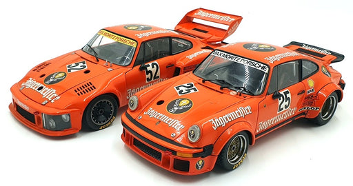 Exoto 1/18 Scale Diecast 18093 - Jagermeister Porsche 934 RSR/935 1976 Gift Set