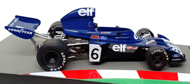 Altaya 1/43 Scale 91024H - F1 Tyrrell 006 1973 #6 F. Cevert - Blue