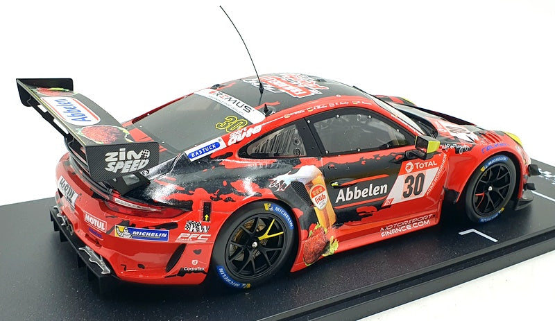 IXO 1/18 Scale Diecast LEGT18048 Porsche 911 GT3 R Nurburgring 2020 #30 Abbelen