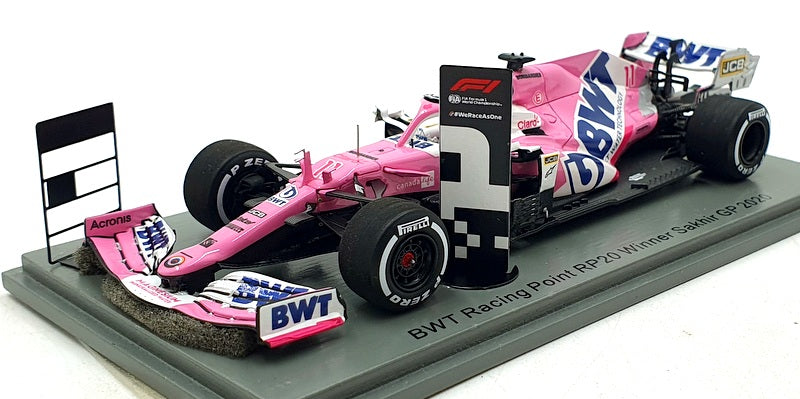 Spark 1/43 Scale S6485 - BWT Racing Point RP20 Winner Sakhir GP F1 2020 #11