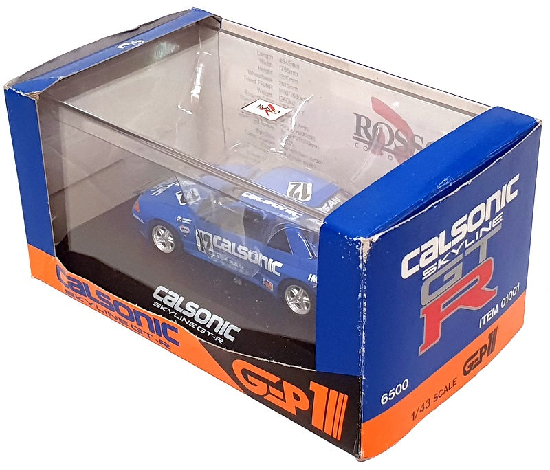 Rosso 1/43 Scale 01001 - Calsonic Nissan Skyline GT-R #12 - Blue