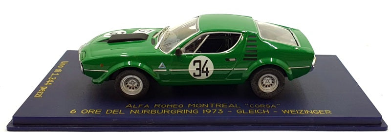 M4 1/43 Scale 7081 - Alfa Romeo Montreal "Corsa" #34 6 Ore del Nurburgring 1973