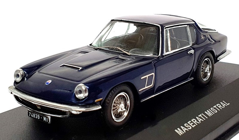 Ixo 1/43 Scale Diecast CLC076 - Maserati Mistral - Met Blue