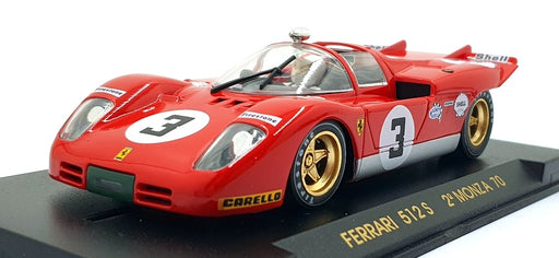 FLY Car Model 1/32 Scale Slot Car C1 - Ferrari 512 S #3 2nd Monza 1970