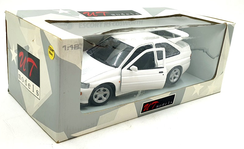 UT Models 1/18 Scale Diecast 180 082103 Ford Escort Cosworth 1992 - White