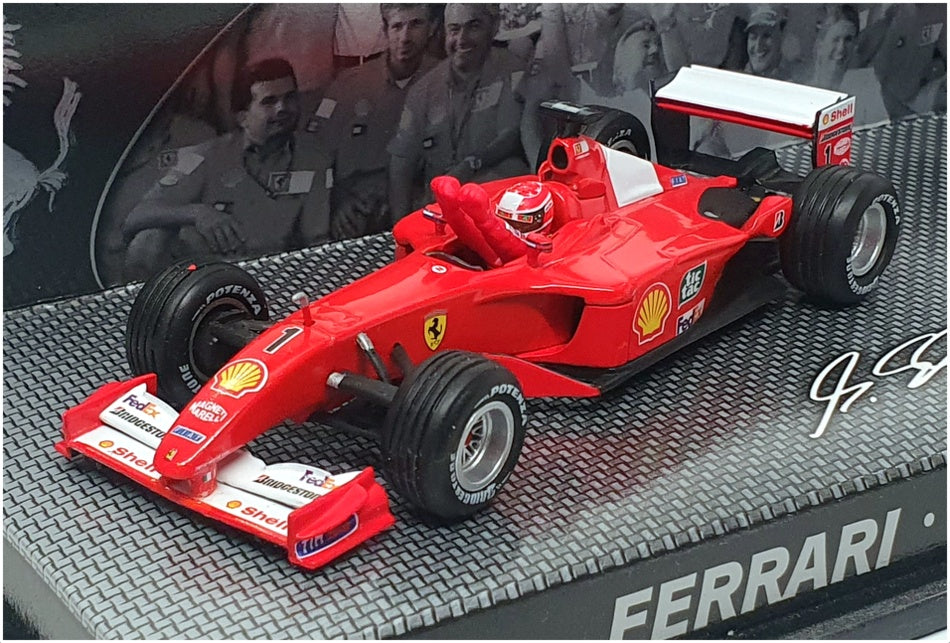 Hot Wheels 1/43 Scale 55602 - Ferrari F1 Champions 2001 - Schumacher/Barrichello