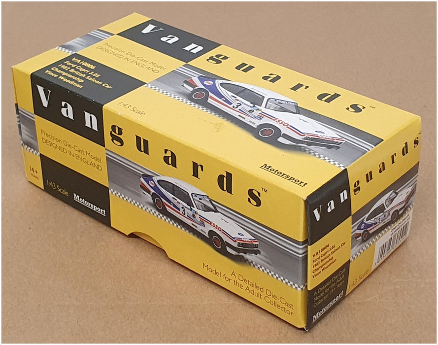 Vanguards 1/43 Scale VA10806 - Ford Capri 1982 British Saloon Car C/Ship Woodman