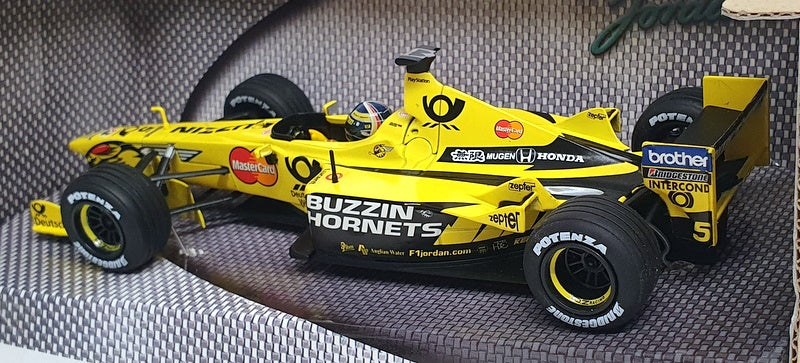 Hot Wheels 1/24 Scale 50287 - F1 Jordan #5 Buzzin Hornets - Yellow