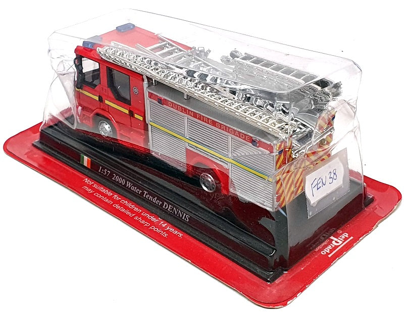 Del Prado 1/57 Scale FEN38 - 2000 Dennis Water Tender Fire Engine - Red