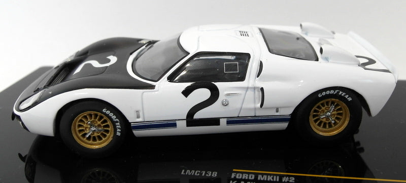 Ixo 1/43 Scale diecast - LMC138 Ford MK2 #7 Le Mans Test April 1966 Amon