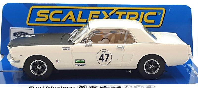 Scalextric 1/32 Scale Slot Car C4353 Ford Mustang Shepherd Goodwood Revival #47