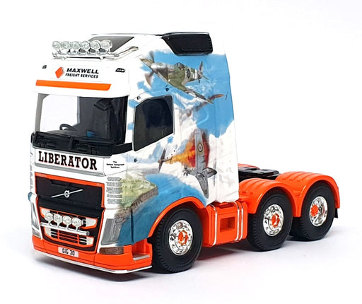 Corgi 1/50 Scale CC16007 - Volvo FH Truck Maxwell Freight Liberator - White/Blue