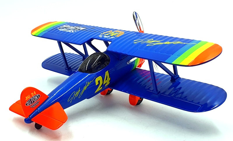 Racing Champions Approx 28cm Wingspan 00502 - Biplane 1995 Champion #24 - Blue