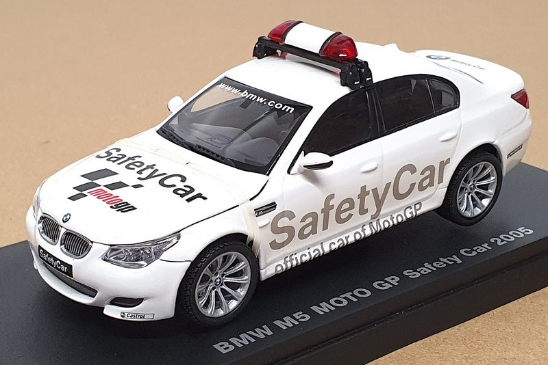 Kyosho 1/43 Scale 03503GP - BMW M5 Safety Car MotoGP 2005 - White