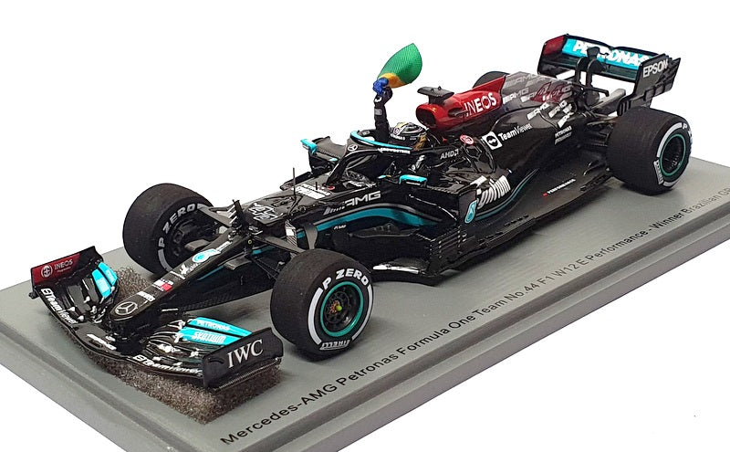 Spark 1/43 Scale SS7710 - Mercedes AMG F1 W12E 1st Brazil GP 2021 Hamilton