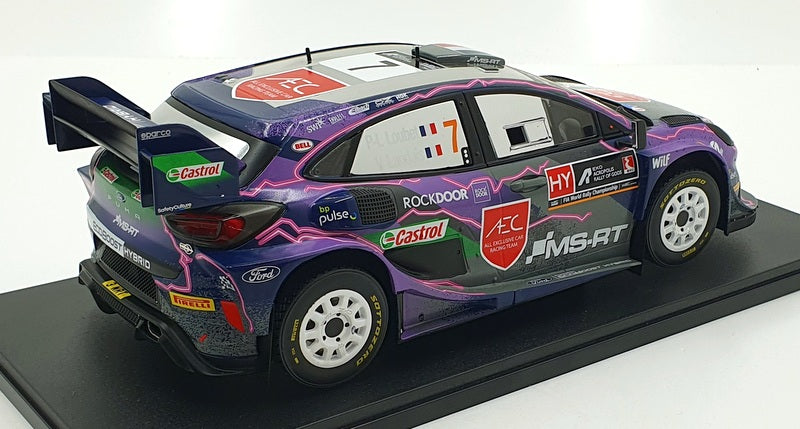 IXO Models 1/18 Scale 18RMC138 - Ford Puma Rally1 Acropolis 2022 #7 P-L.Loubet