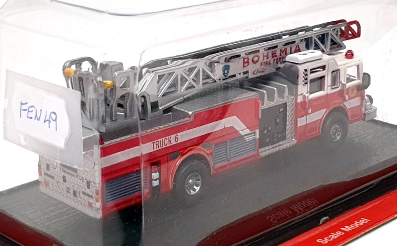 Del Prado 1/87 Scale FEN49 - 2005 Quint Pierce Fire Engine Truck - Red