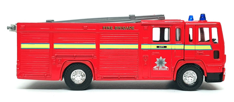 Corgi Appx 15cm Long Diecast 65901 - Volvo Fire Engine City Fire Brigade - Red