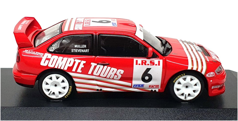 Altaya 1/43 Scale AT28423F - Seat Cordoba WRC Evo 2 #6 24h de Chamonix 2003