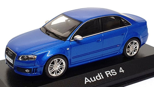 Minichamps 1/43 Scale Diecast 501 05 091 33 - Audi RS 4 - Blue