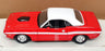 Maisto 1/24 Scale 31263 - 1970 Dodge Challenger R/T Coupe - Red/White