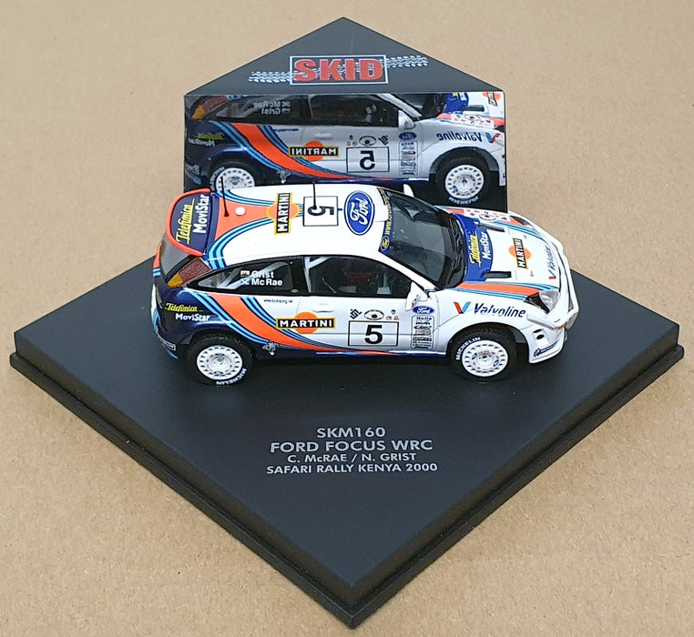 Skid 1/43 Scale SKM160 - Ford Focus WRC #5 Safari Rally 2000 McRae/Grist