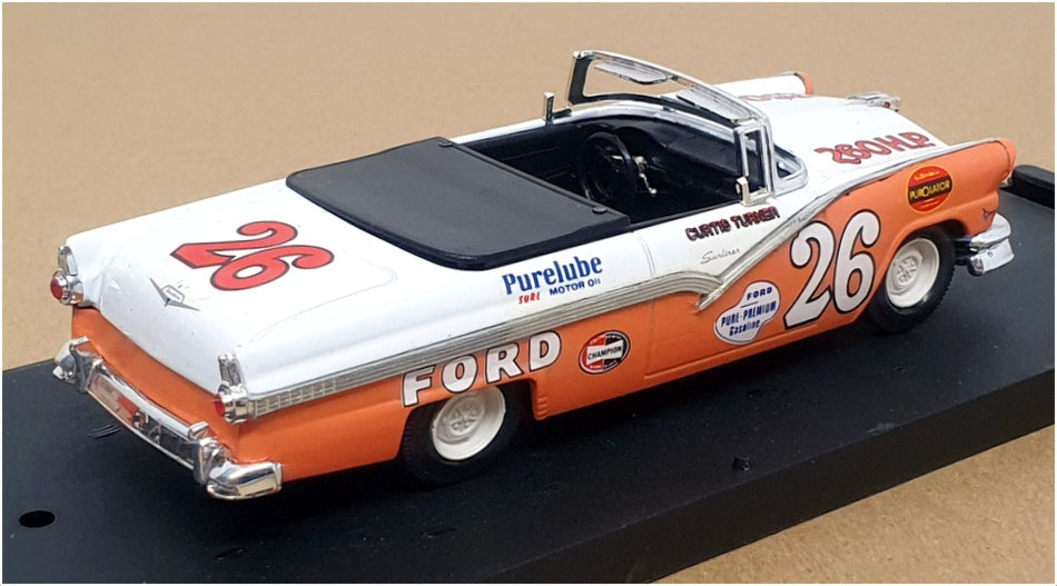 Quartzo 1/43 Scale 1003 - 1956 Ford Fairlane Stock Car #26 Turner - White/Pink