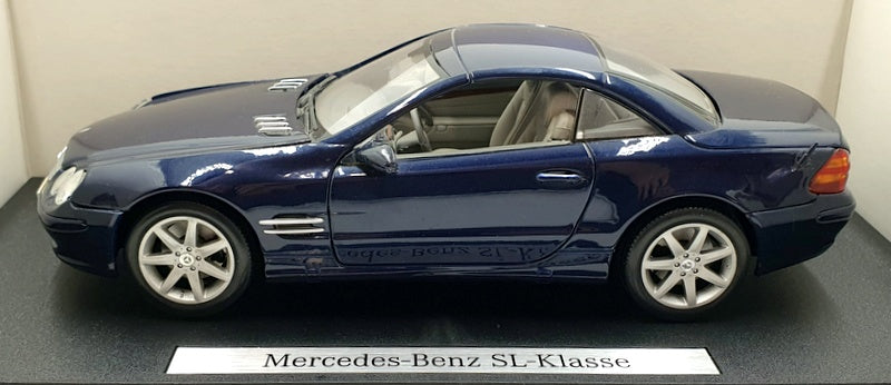 Maisto 1/18 Scale Diecast B6 696 2125 - Mercedes-Benz SL Class - Dark Blue