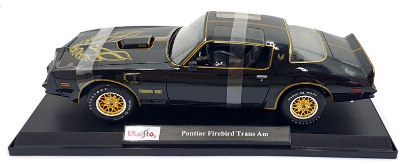 Maisto 1/18 Scale Diecast 46629 - Pontiac Firebird Trans Am - Black