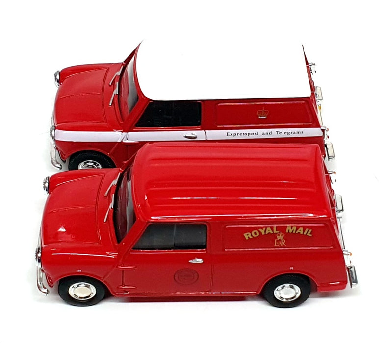 Corgi 1/43 Scale Diecast 08002 - Royal Mail Mini Van Set - Red