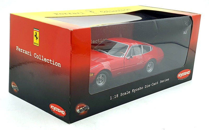 Kyosho 1/18 Scale Diecast 08161R - Ferrari 365 GTB/4 Daytona 1969 - Red