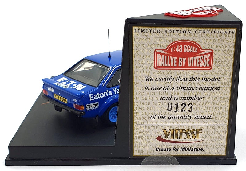 Vitesse 1/43 Scale 42364 - Ford Escort Mk II #1 1st Lombard RAC Rally 1979