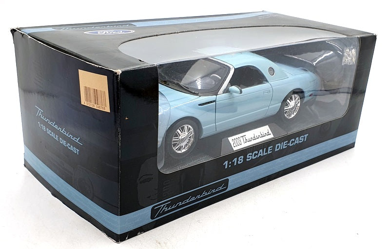 Beanstalk 1/18 Scale Diecast FOR10017T - Ford Thunderbird 2003 - Blue