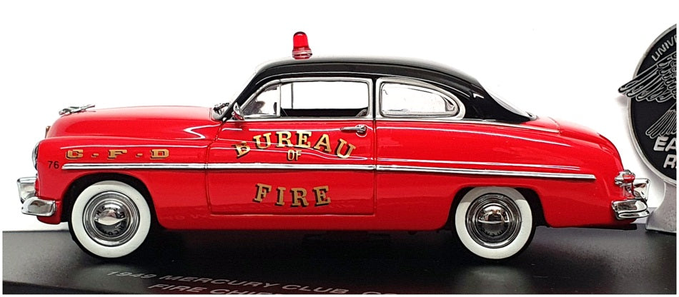 Universal Hobbies 1/43 Scale A52 - 1949 Mercury Club Coupe Fire Chief Car