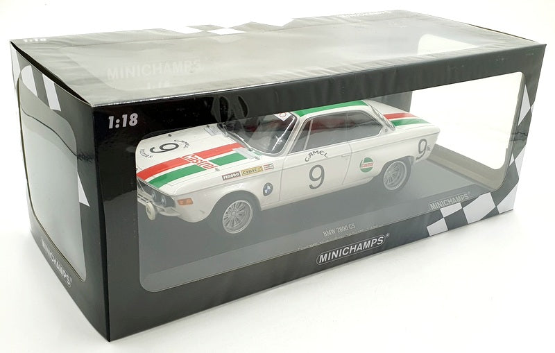 Minichamps 1/18 Scale 155 712709 BMW 2800 CS Castrol Spa 1971 Moorkens