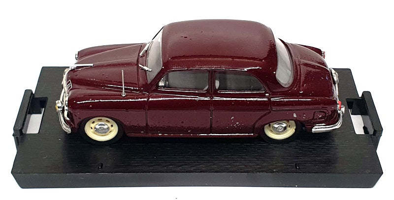 Brumm 1/43 Scale R307 - 1956 Fiat 1400B Polizia Stradale - Maroon