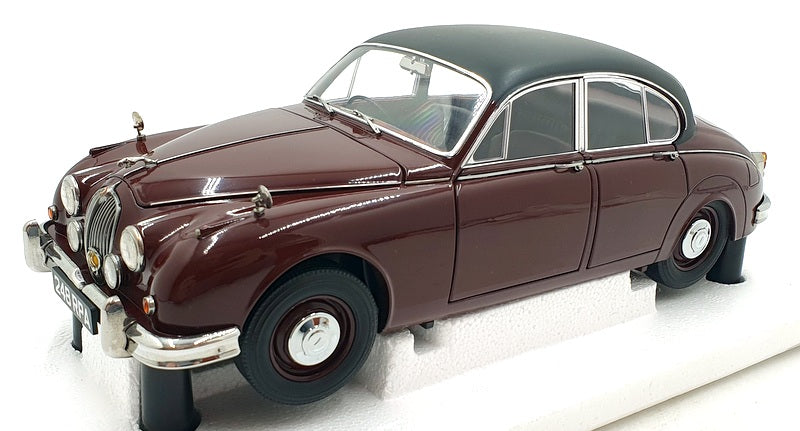 Model Icons 1/18 scale Diecast 701001 - Jaguar MK2 Inspector Morse Burgundy