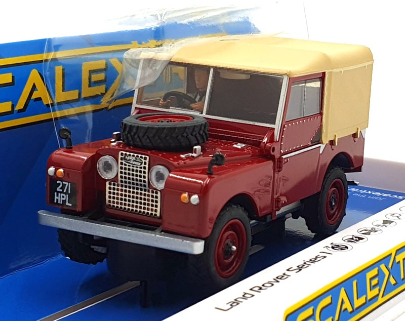 Scalextric 1/32 Scale Slot Car C4493 - Land Rover Series 1 - Poppy Red