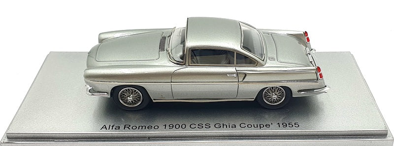 Kess 1/43 Scale KE43000212 - 1955 Alfa Romeo 1900 CSS Ghia Coupe - Silver