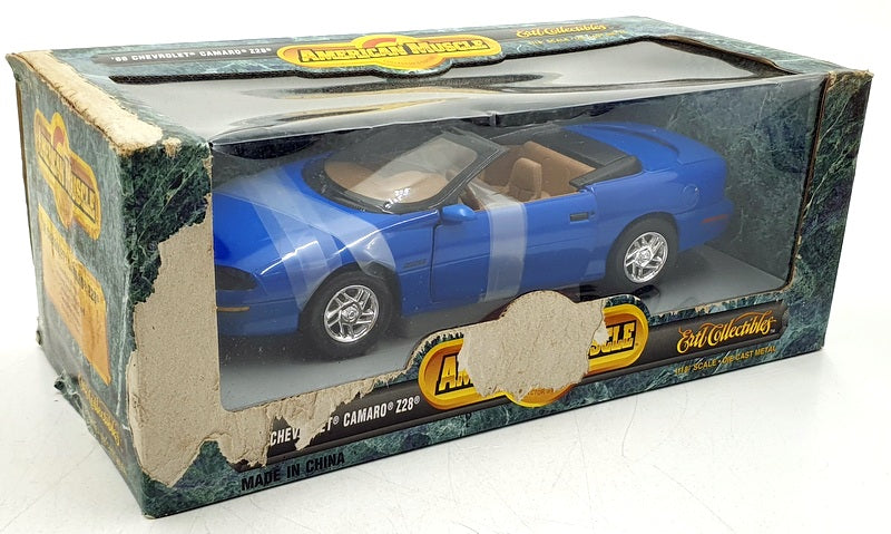 ERTL 1/18 Scale Diecast 7207 - 1996 Chevrolet Camaro Z28 - Blue