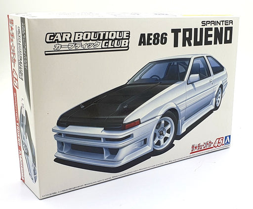 Aoshima 1/24 Scale Unbuilt Kit 058633 - 1985 Toyota Trueno Tuned 2-Door #45