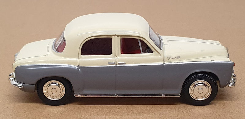 Vanguards 1/43 Scale Diecast VA19008 - 1956 Rover P4 - Ivory/Grey